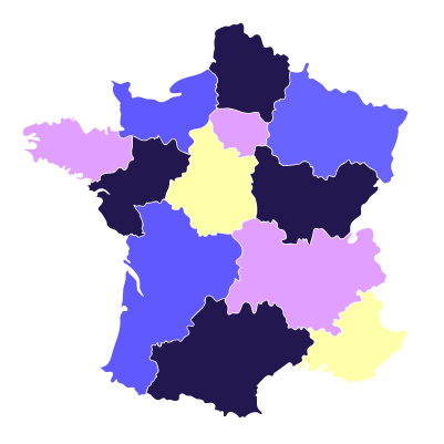 map des differences salariales en france