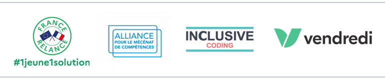 PageGroup soutien Alliance, France Relance, Initiative #StOpE, Inclusive Coding