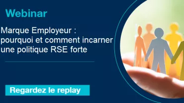 Annonce du webinar sur la marque employeur et la RSE.