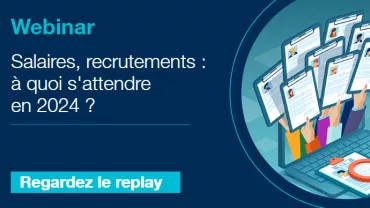 Annonce de webinar sur le recrutement en 2024.