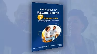 Couverture d'un livre sur le processus de recrutement avec des étapes clés.