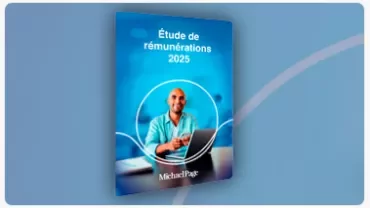 Couverture du rapport 'Étude de rémunérations 2025' de Michael Page.