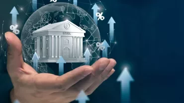 Bourse miniature, pourcentages en augmentation