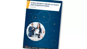 Couverture d'un livre blanc sur l'attraction des talents.