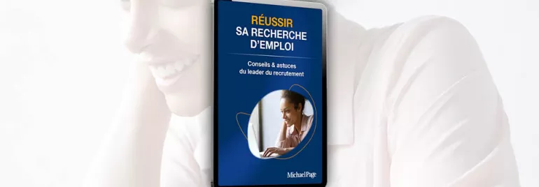Couverture du livre 'Réussir sa recherche d'emploi' de Michael Page.