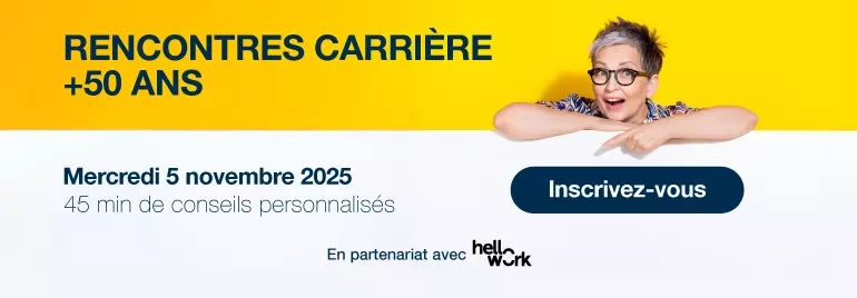 Rencontres carrière dédiées aux plus de 50 ans 