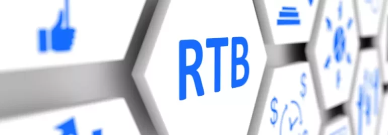Illustration de l'acronyme RTB entouré d'icônes diverses.