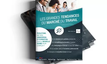 Livre blanc - les grandes tendances du marché du travail - pile de 3 livres