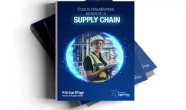 Couverture du livre 'Étude de rémunérations dans la Supply Chain' avec image d'une personne en casque.
