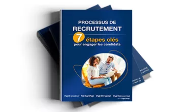 Couverture de livre sur le processus de recrutement.