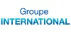 Texte bleu: Groupe INTERNATIONAL