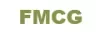 Logo avec les lettres FMCG en vert.