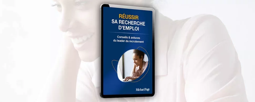 Couverture du livre 'Réussir sa recherche d'emploi' de Michael Page.