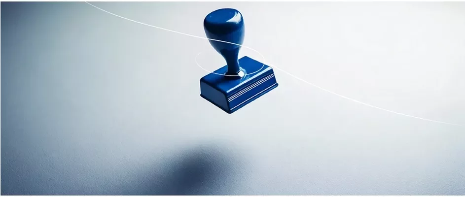 Fond bleu foncé dégradé avec un tampon