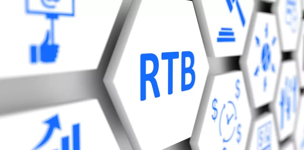 Illustration de l'acronyme RTB entouré d'icônes diverses.